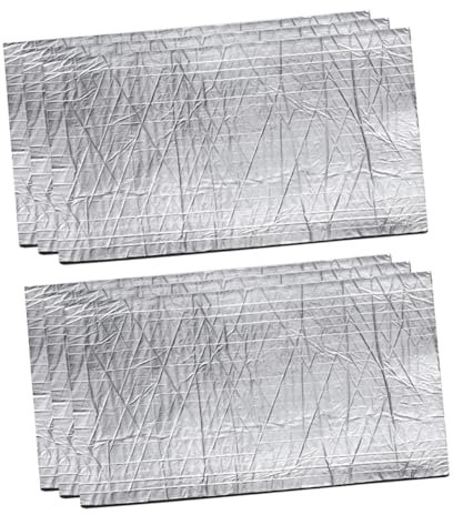 Gatuida 6feuilles Coton Isolant Aluminium De Épaisseur Pour Insonorisation Automobile Matériau Et Installation Facile Pour Véhicules Et Bâtiments