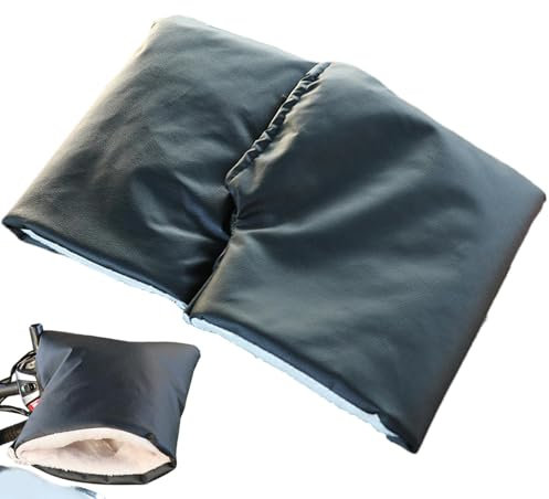 Vuggdt Manchons de Guidon de Moto | Chauffe-Mains imperméables pour motoneige, Scooter, Gants de Cyclisme réfléchissants pour Temps Froid