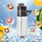 750ml Sport Air Wasserflasche mit 4 6 7 8 Geschmack Pods Trinkflasche BPA Frei, 0 Zucker 0 Kalorien für Fitness Schule (A6, 6 Geschmack Pods)