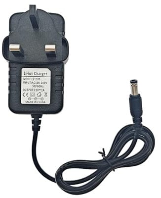 JZK DC 21V 1A Power Supply Adapter, Replacement Charger Adapter Charging Cable, Universal AC Charging Adapter Converter Adapter Driver Transformer, 1000mA Wall Charger with Indicator Light 