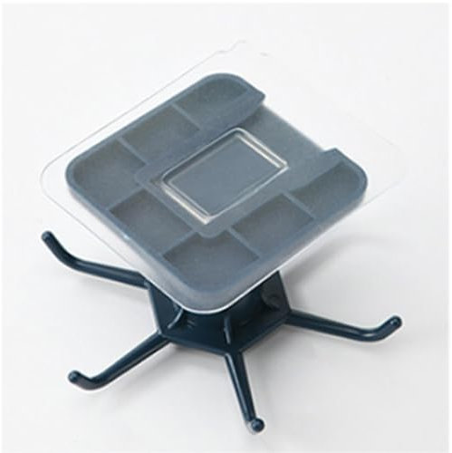 SHBaizoy 4 Stücke Spurenloser Klebstoff Zubehör (für 360° drehbarer Küchenutensilienhaken),360° drehbarer Küchenutensilienhaken Zubehör,Selbstklebend Zubehör für 360° drehbarer Küchenutensilienhaken.