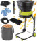 Trituratore Elettrico per Foglie Senza Lame da 2500 W, Trituratore Elettrico da Giardino con Cavo, 8.000 Giri/Min, Tritura Fino a 208 Litri di Foglie al Minuto per Foglie,Powercord×60m