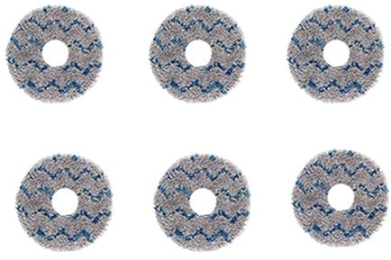 XLZACDMB Compatible For ECOVACS,Compatible For Deebot, X2/X1 OMNI/T10/T20 OMNI/T30S/T30 COMBO/T30Pro OMNI Washable Mop Cloths Of Vacuum Cleaning Robots(6pcs.)