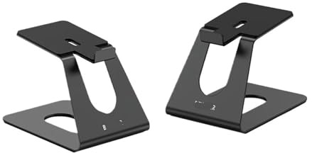 Supporto audio for altoparlante da tavolo Supporto for altoparlante sensoriale dal design semplice e intelligente in metallo K4(Space Gray)