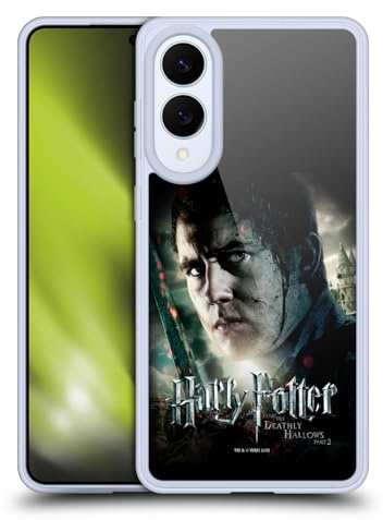 Head Case Designs Offizielle Harry Potter Neville Longbottom Deathly Hallows VIII Gel Handyhülle Hülle [Militärischer Schutzgrad] Kompatibel mit Samsung Galaxy S25 Edge