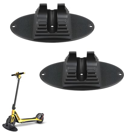 Stunt Scooter Ständer, Universal Roller Stand für Pro Scooter, Freestyle Roller & Trick Roller, Extra Stabil, passend für 95-120 mm Räder, Schwarz, Profi Scooter Halter 2 Stück Halterung Stunt Roller