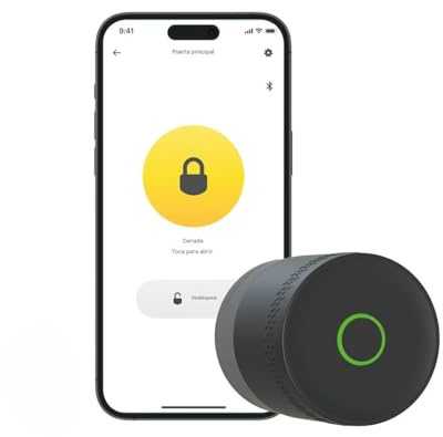 Yale Serratura Smart Linus L2 Lite 05/109100/MB Nero, Accesso senza chiave, Installazione fai da te, Compatibile Matter, Condivisione chiavi digitali, Attività in tempo reale, App Yale Home