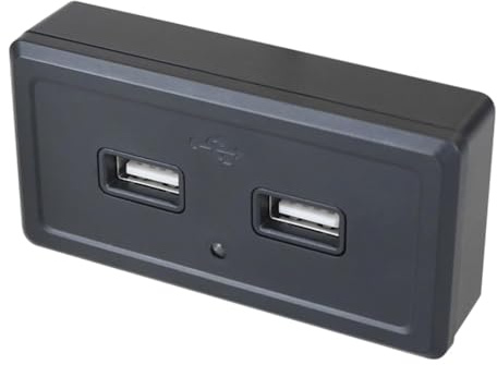 Toma de corriente USB de 12 V 24 V doble USB para cargadores de coche, adaptador de cargador de 5 V 3,1 A