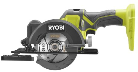 RYOBI 18 V ONE+ Cordless Circular Saw, 115 mm Saw Blade Diameter, Without Battery and Charger