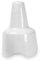 WM Bartleet & Sons Porcelain Pie Funnel White Small