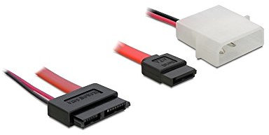 DeLOCK SATA Slimline ALL-in-One cable - SATA-Kabel - 30 cm mit der MPN 84390