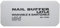 Layla Nail Buffer per Unghie, Blocco smalto Gel Acrilico Naturale, 100/180, Professionale per Levigatura a Doppia Faccia