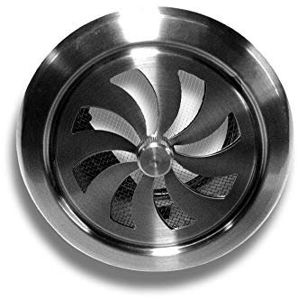 K-TECH-PRO Edelstahl Lüftungsrosette Lüftungsgitter verschließbar verstellbar System Ø 125