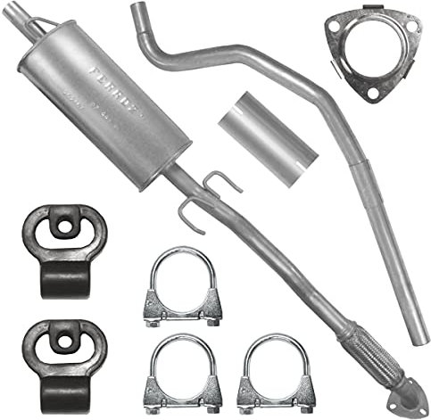 Adamot Mitteltopf Auspuff Mittelschalldämpfer für Opel Corsa D 4 IV 1.0