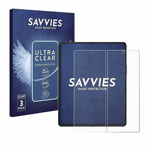 savvies Protection Ecran pour Samsung Galaxy Z Fold 3 5G (Affichage interne) (6 Pièces) - Film Protection Ultra Clair
