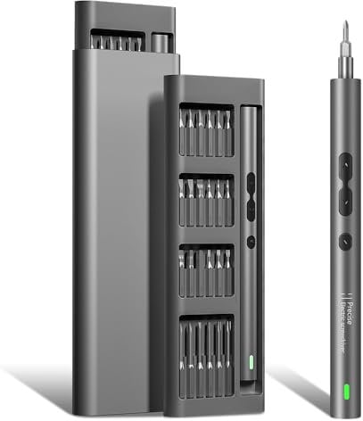 62 in 1 Precision Screwdriver Sets, Electrical Screwdriver Sets, Led Dual Mode Mini Electric Screwdriver Repair Tool Kit for iPhone, iPad, Computer, Laptop, Camera, Watch