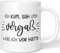JUNIWORDS Tasse, Ich kam, SAH und vergaß, was ich vorhatte, Wähle Farbe, Weiß