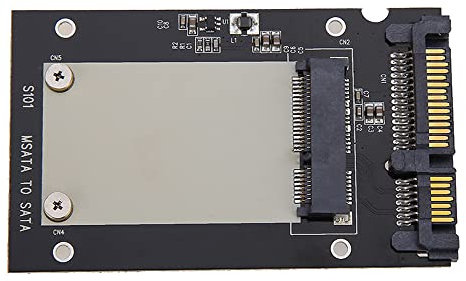 ezqnirk 1 PZ MSATA a 2,5 SATA MINI SSD M SATA a 2,5 pollici SATA Adattatore con convertitore 22 Pin Adapter Adatto per Windows Linux Mac 10 OS