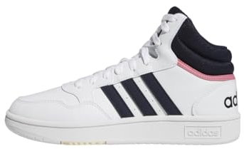 adidas Damen Hoops 3.0 Mid Classic Shoes Schuhe, Cloud White/Legend Ink/Cloud White, 44 EU