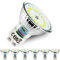 Allesgute GU10 Glühbirnen 5W LED Lampe Kaltweiss LED Birnen Glas 500lm Leuchtmittel Ersetzt für 45W Halogen Glühbirne Abstrahlwinkel 120°, Nicht Dimmbar, 6er Pack