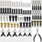 169 Stück Reißverschluss Reparatur Set, Reißverschluss Ersatz Set, Zipper Reißverschluss Ersatz, Reißverschluss Schieber mit Zangen, für Jacke, Zelt, Gepäck, Schlafsack, Koffer, Geldbörsen, DIY