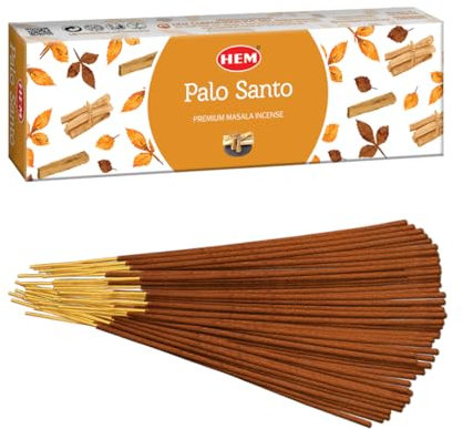 HEM Premium Palo Santo Masala Incense Sticks | Soothing Aroma, Air Purifier for Meditation | Aromatherapy Incense for Anxiety & Stress Relief | Gift Set | Pack of 100 GMS