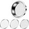 Soil Sifter Garden Riddle Sieve Set, Compost Sifter Contain 3 Sieve Mesh, Stainless Steel Rock Garden Sieve,Fine Mesh Sieve for Topsoil, Metal Dirt Strainer Dirt Trapping Beach Sand Gravel Sift