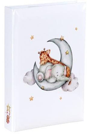 IDEAL TREND My Friends Memo Einsteckalbum 300 Fotos in 10x15 cm Baby Kinder: Farbe: Elefant & Giraffe