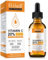 P-Beauty Vitamin C Serum Gesicht 60ml, Vegan - aufhellendes Anti-Aging Gesichtsserum mit 20% Vitamin C, Vitamin E & Hyaluronsäure - gegen Pigmentflecken, Falten & müde Haut - Gesichtspflege Hautpflege