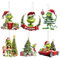 6Pack Grinch Christmas Decorations, Grinch Pendants Christmas Ornaments for Hanging on Xmas Tree, Christmas Tree Decorations Indoor Home Party Gifts
