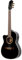 Ortega Guitars Konzert Gitarre Linkshänder – Elektro-Akustisch, 4/4, Slim Neck, Thinline Body – Performer Series – Inklusive Gig Bag – Massive Sitka Fichte, Sapele, Schwarz (RCE138-T4BK-L)