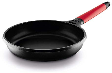 CASTEY - Sartén de Inducción Fundix, Modelo 2-I26, Color Rojo, Tamaño 26 cm, Aluminio y Mango Desmontable, Revestimiento Antiadherente, sin PFOA, Base Full Induction, Apta para Todas las Cocinas
