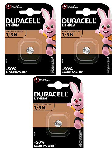 Duracell Lot de 3 piles lithium CR 1/3 N