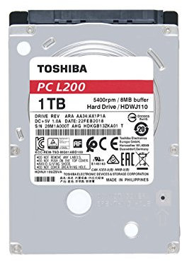 Toshiba L200 - Disco Duro Interno de 1 TB (6,4 cm (2,5), SATA)