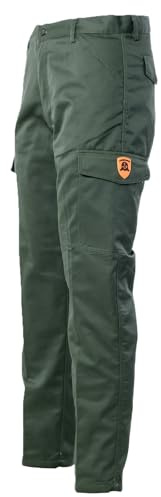 fratelliditalia.org Pantalone Caccia Sfoderato Flap Moto Escursioni Uomo Verde Mimetico Bosco
