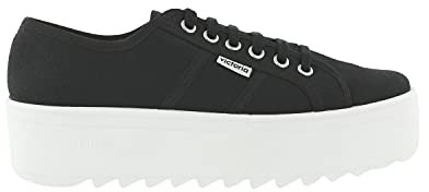 victoria Plataforma Sierra Lona 109302-WOMEN para Mujer Negro 40
