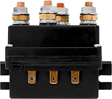 WINCHMAX Waterproof 12V Winch Solenoid Heavy Duty Upgrade. Spade Terminal Side Connections.