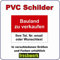 SCHILD wetterfest Bauland zu verkaufen PVC Plane 42 x 59,4 cm quer DIN A2
