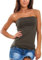 Toocool - Damen Schlauch-Top AS-835-1, militär-grün, One size