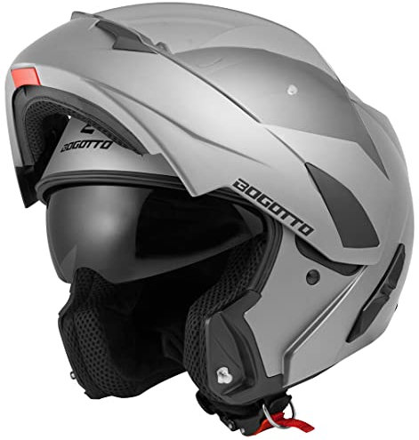 Bogotto V280 Klapphelm, Silber, M