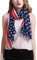 1pièce Écharpe Chiffon Drapeau Américain Pour Femmes Foulard Long Léger Multisupport Avec Protection Solaire Châle Ou Foulard De Plage