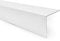 Quest PVC Winkelprofil Kunststoff Selbstklebend Kantenschutz Eckenschutz Eckleiste Winkelleiste, 40x40mm, 100cm, weiß