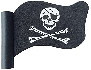 Jolly Roger Pirate Flag Car Antenna Pen Topper Aerial Topper Antenna Ball Antenna Hat for Car Decoration