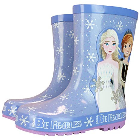 Disney Stivali di Gomma per Ragazze Frozen Blu 30