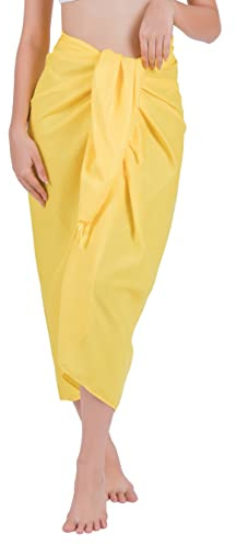 CHAINUPON de plage pour Paréos femme - Jupe transparente Fleur Taille Unique