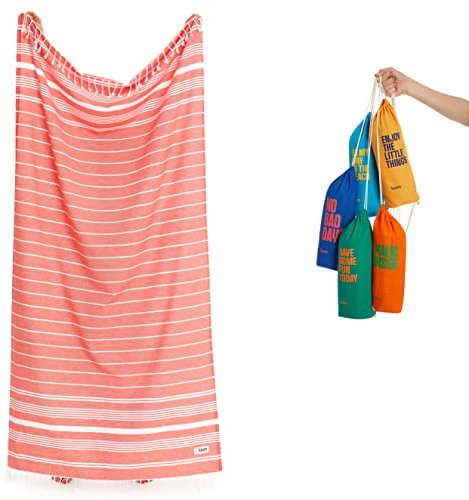 Luum® XXL Strandtuch Damen Herren Hamamtuch Saunahandtuch Handtuch Yogatuch Duschtuch Strandhandtuch Saunatuch Badetuch Hammam Towel Reisehandtuch Pestemal Turkish Towels