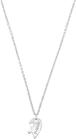s.Oliver 2034292 Damen Collier Friends Silber 45 cm