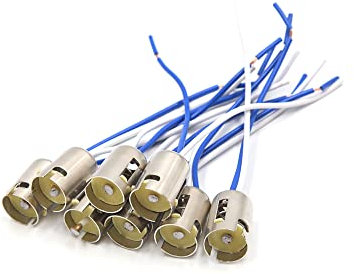 A ABSOPRO BA15s Tourner Signal Lumière Ampoule Fil Faisceau Prise Connecteur Ensemble de 8