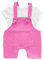 JOPHY & CO. Tutina Salopetta T-shirt Bimba (cod. 80381) (3 mesi, Fucsia)