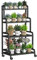 Rollendes Pflanzenregal,Pflanzentreppe Blumentreppen Display Blumenbank Blumenregal für Innen Balkon Außen Garten Balkon,Leiter Dekoration Regal (Size : 80x50x140cm)